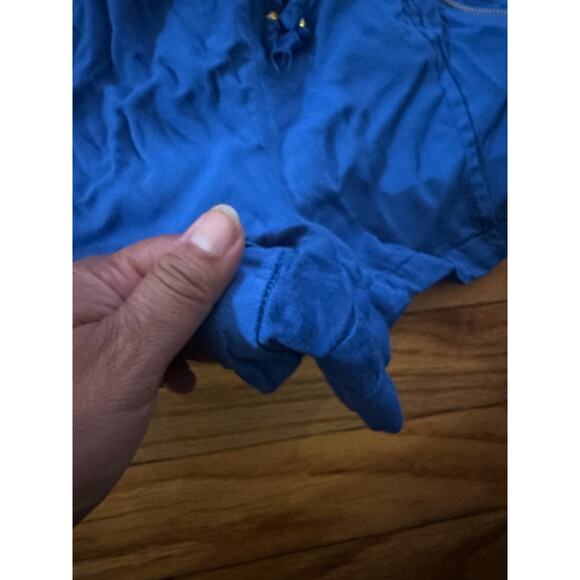 Guess Blue Drawstring Shorts with Zipper Pockets – Sporty & Stylish Comfort - Picture 5 of 9